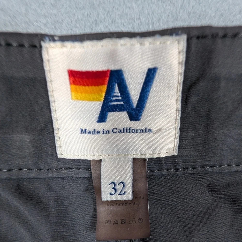 Aviator Nation Horizontal 5 Stripe Flex Shorts Mens Size 32 Rainbow